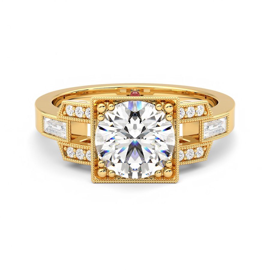 Taylor & Hart Artemis Round Engagement Ring 2