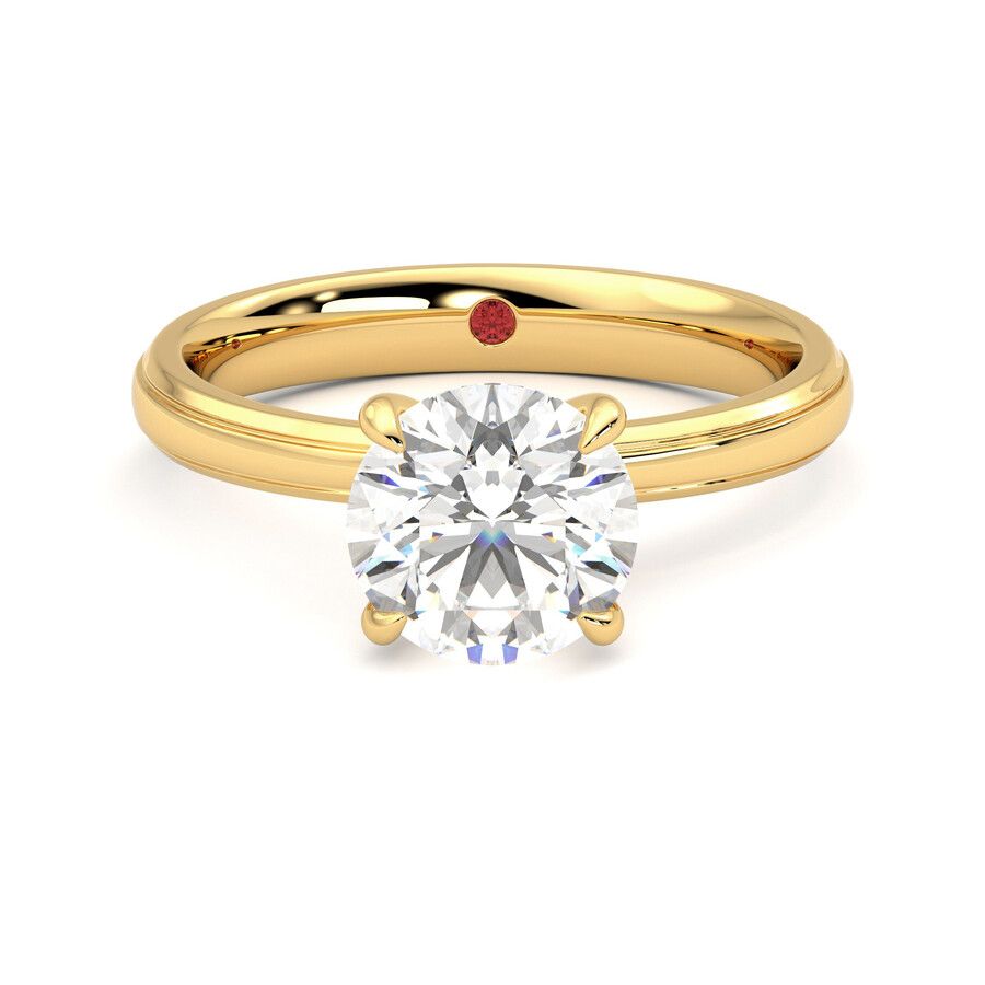 Taylor & Hart Nouveau Round Engagement Ring 0