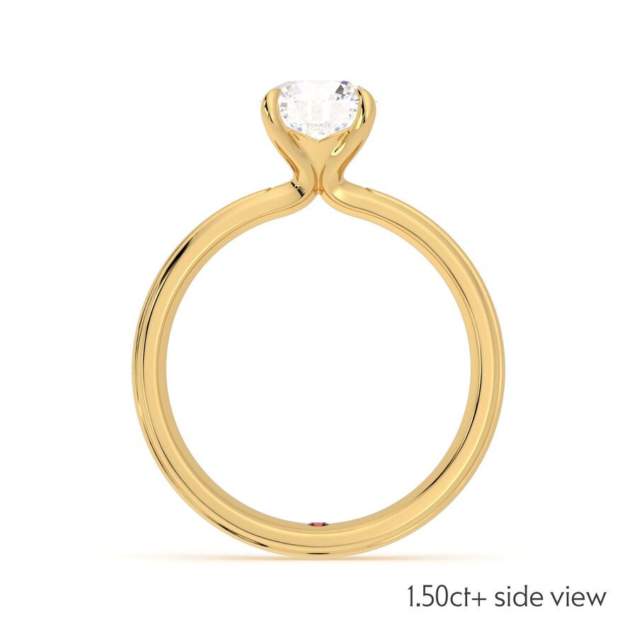 Taylor & Hart Nouveau Round Engagement Ring 3