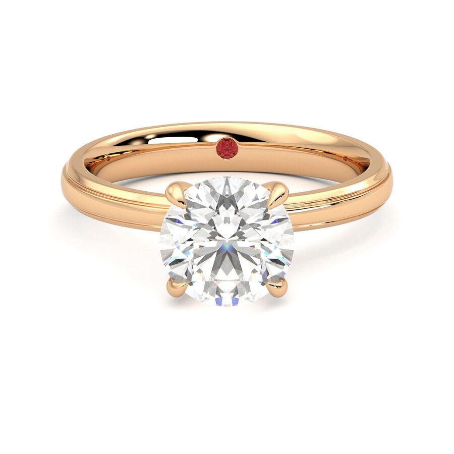 Taylor & Hart Nouveau Round Engagement Ring 2