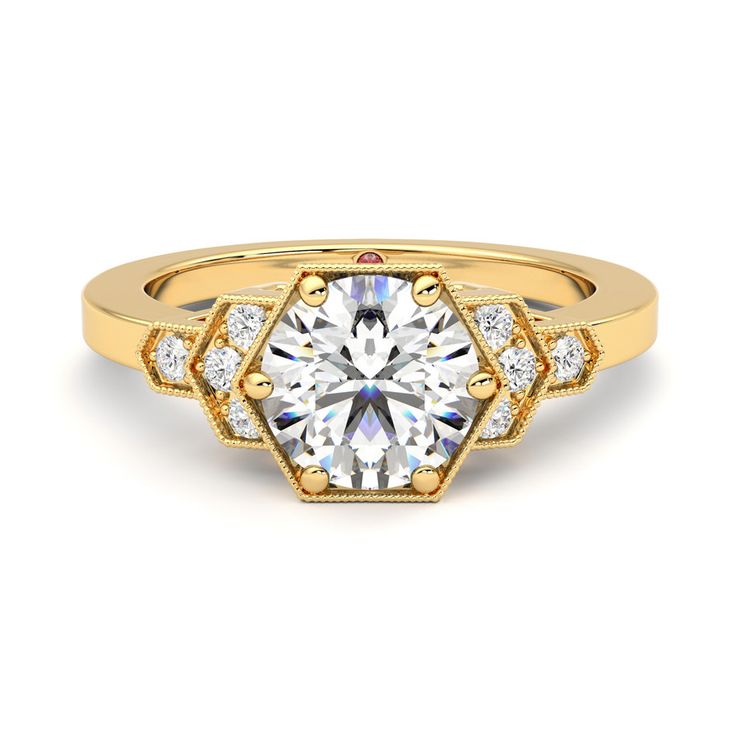 Taylor & Hart Encircle Round Engagement Ring 0