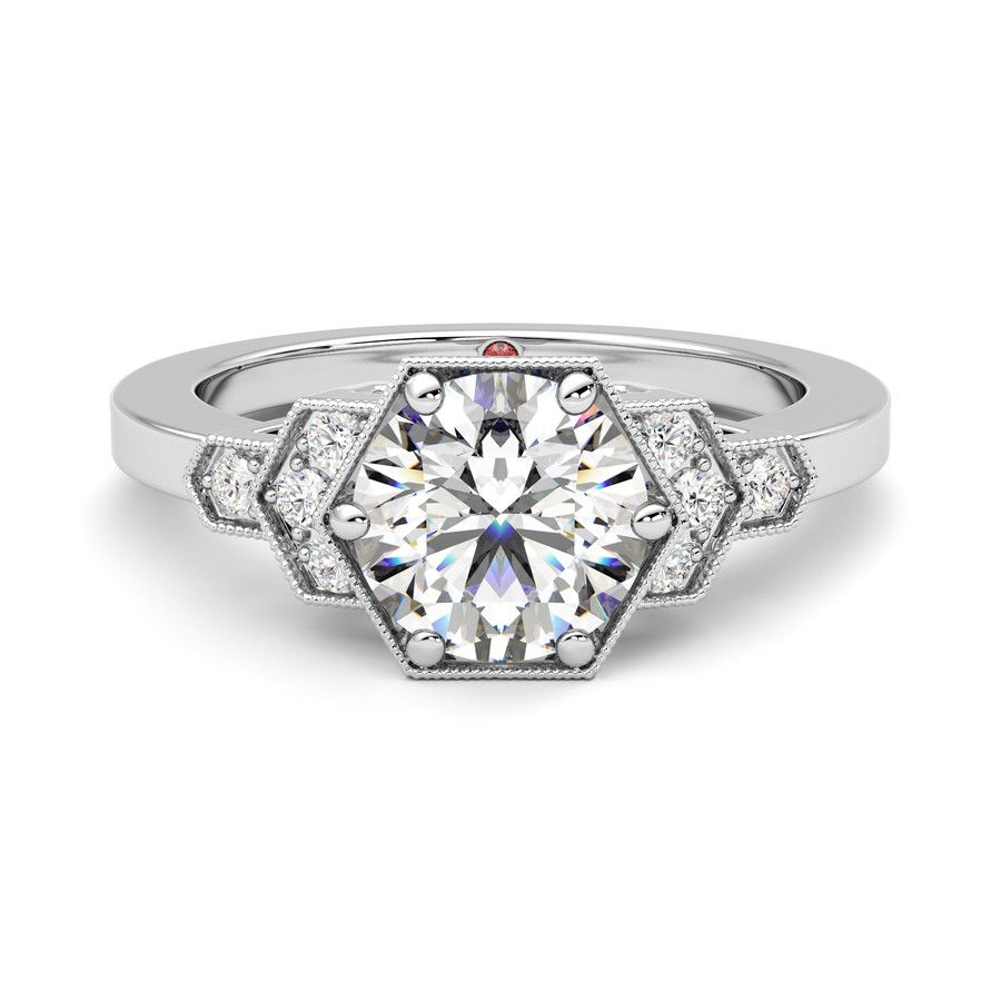 Taylor & Hart Encircle Round Engagement Ring 0