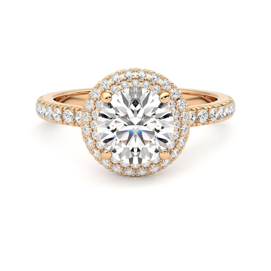 Taylor & Hart Aflutter Round Engagement Ring 0