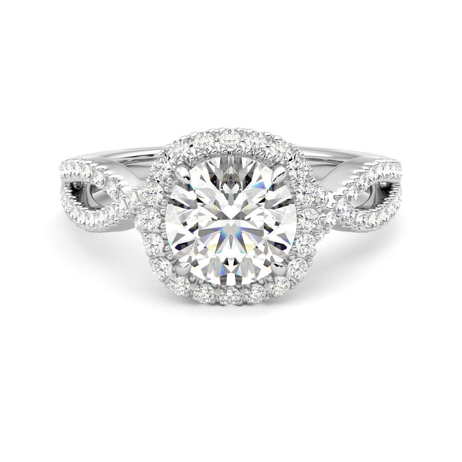 Taylor & Hart Infinity Round Engagement Ring 2