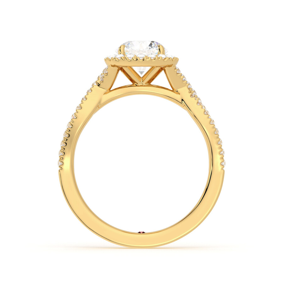 Infinity | Round Twisted Engagement Ring • Taylor & Hart