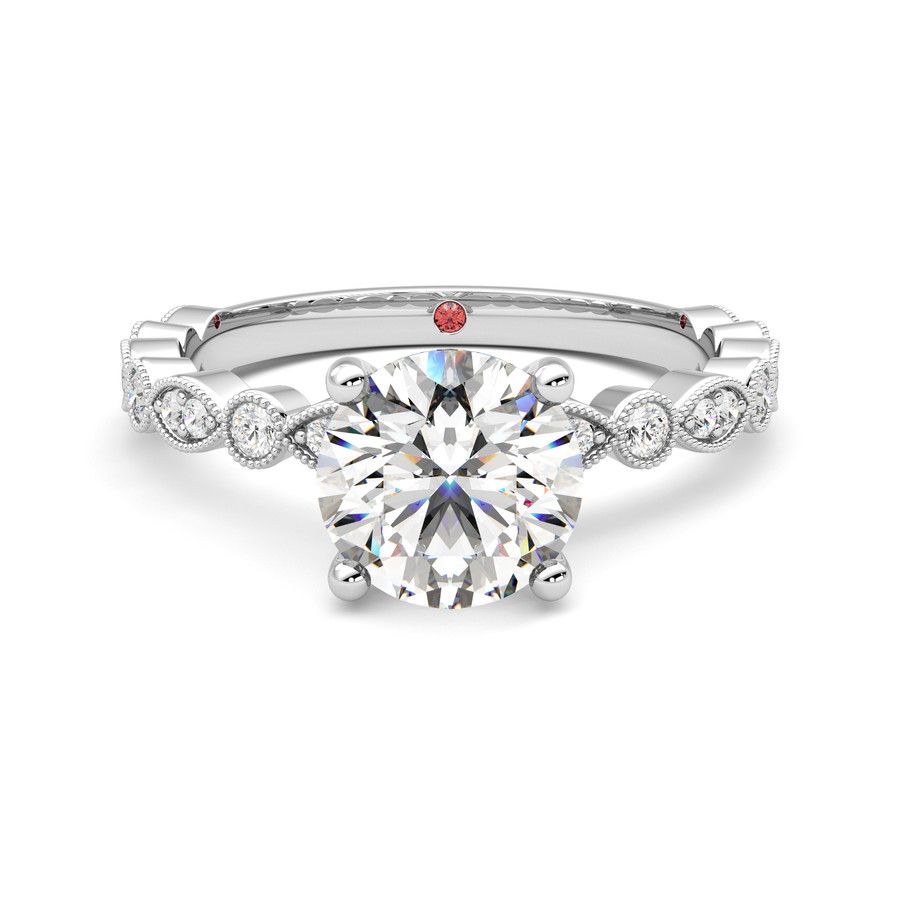 Taylor & Hart Selene Round Engagement Ring 0