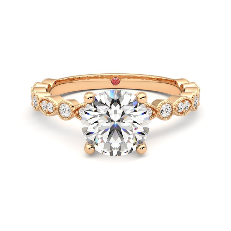 Taylor & Hart Selene Round Engagement Ring 0