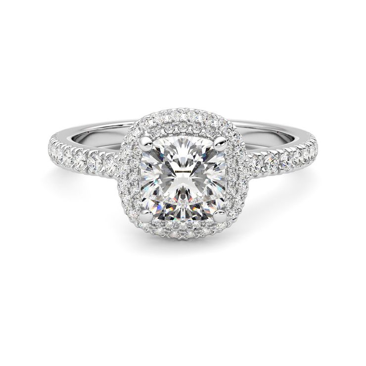 Taylor & Hart Aflutter Cushion Engagement Ring 0