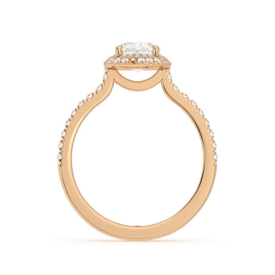 Taylor & Hart Aflutter Cushion Engagement Ring 1