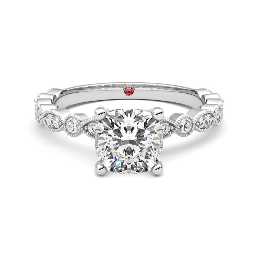 Taylor & Hart Selene Cushion Engagement Ring 2