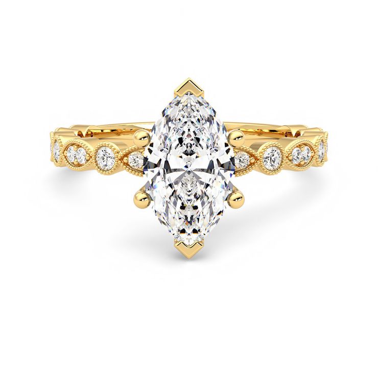 Taylor & Hart Selene Marquise Engagement Ring 0