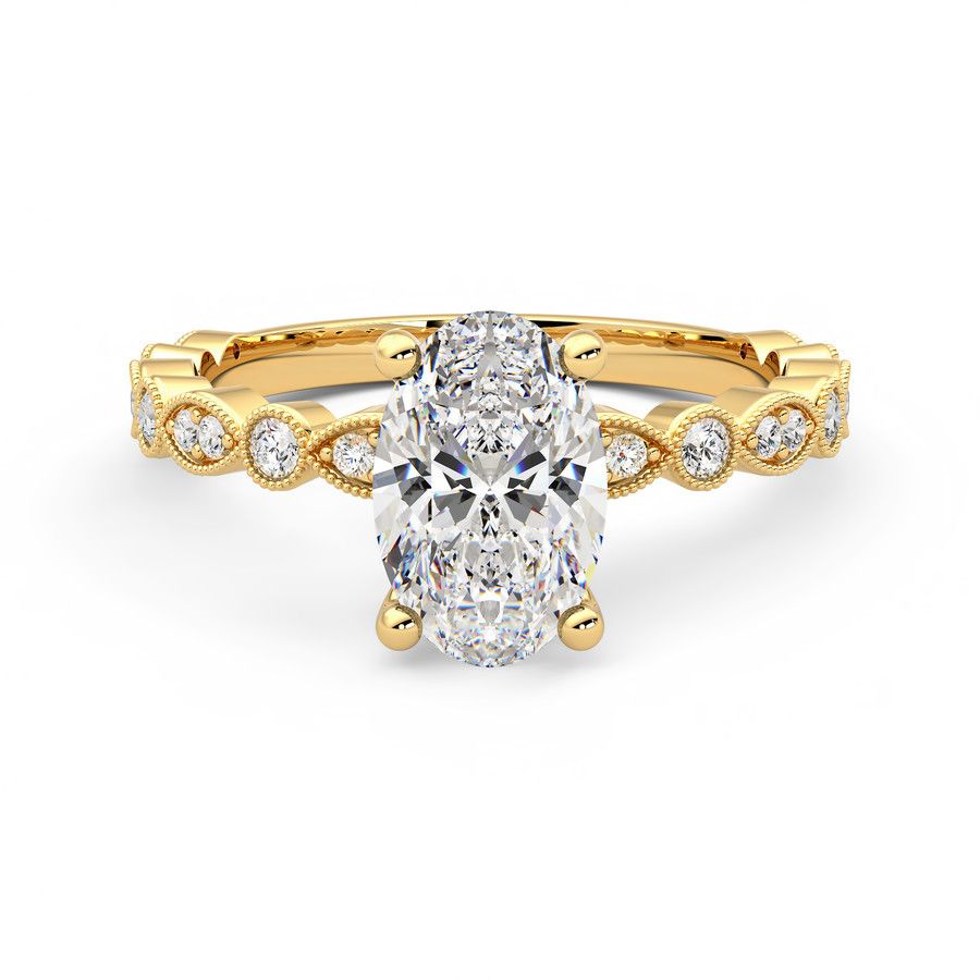 Taylor & Hart Selene Oval Engagement Ring 2