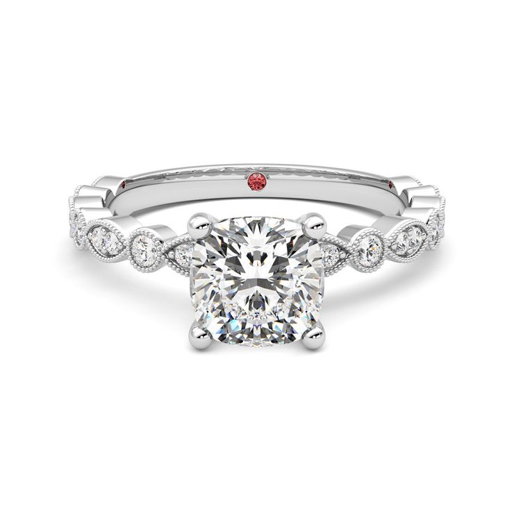 Taylor & Hart Selene Cushion Engagement Ring 0