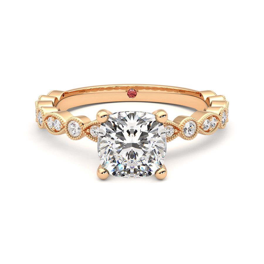 Taylor & Hart Selene Cushion Engagement Ring 0