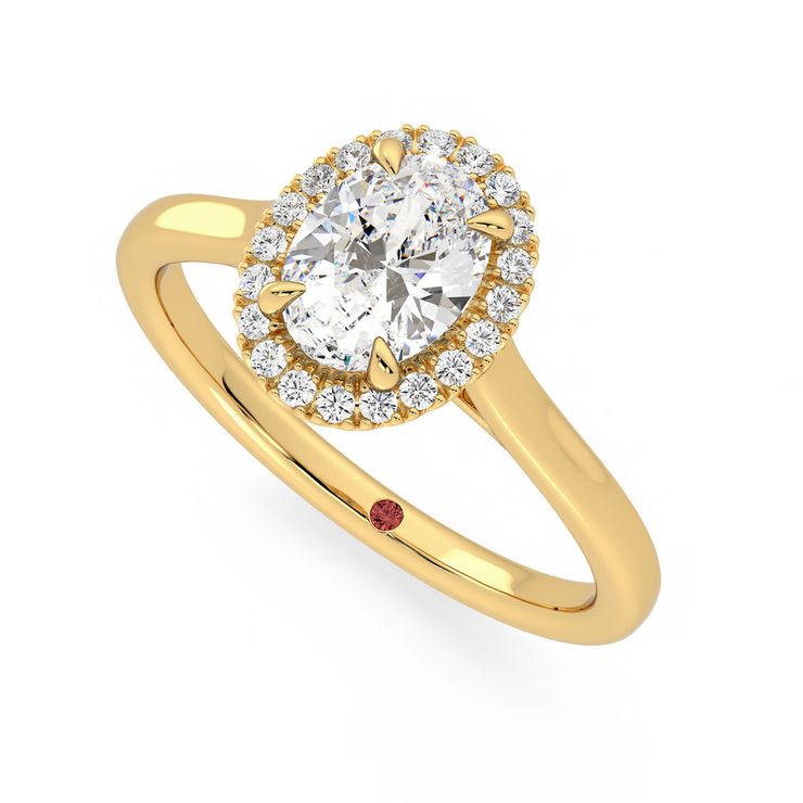 Taylor & Hart Adore Oval Engagement Ring 0