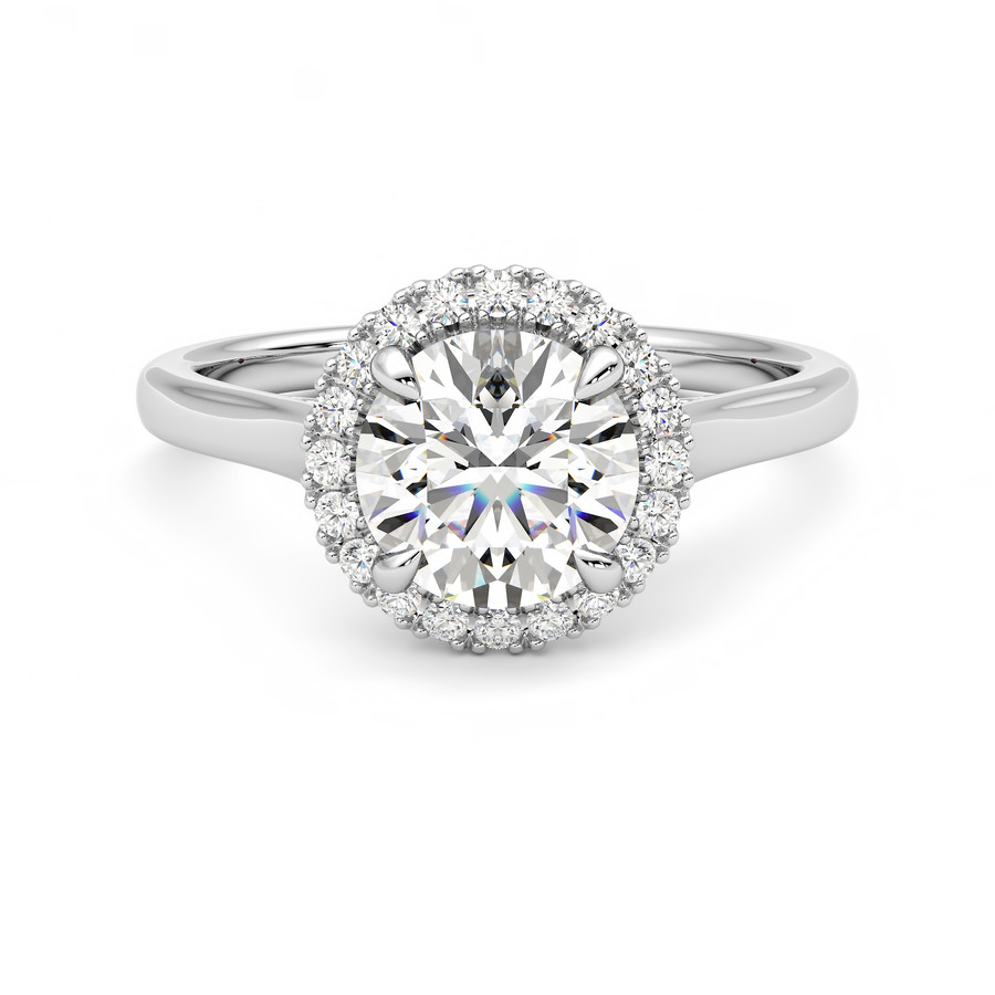 Old Miner Diamond Engagement Ring with Diamond Halo & Pave – Concierge  Diamonds