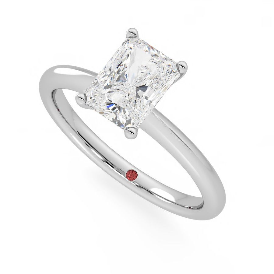 Taylor & Hart Grace Radiant Engagement Ring 0