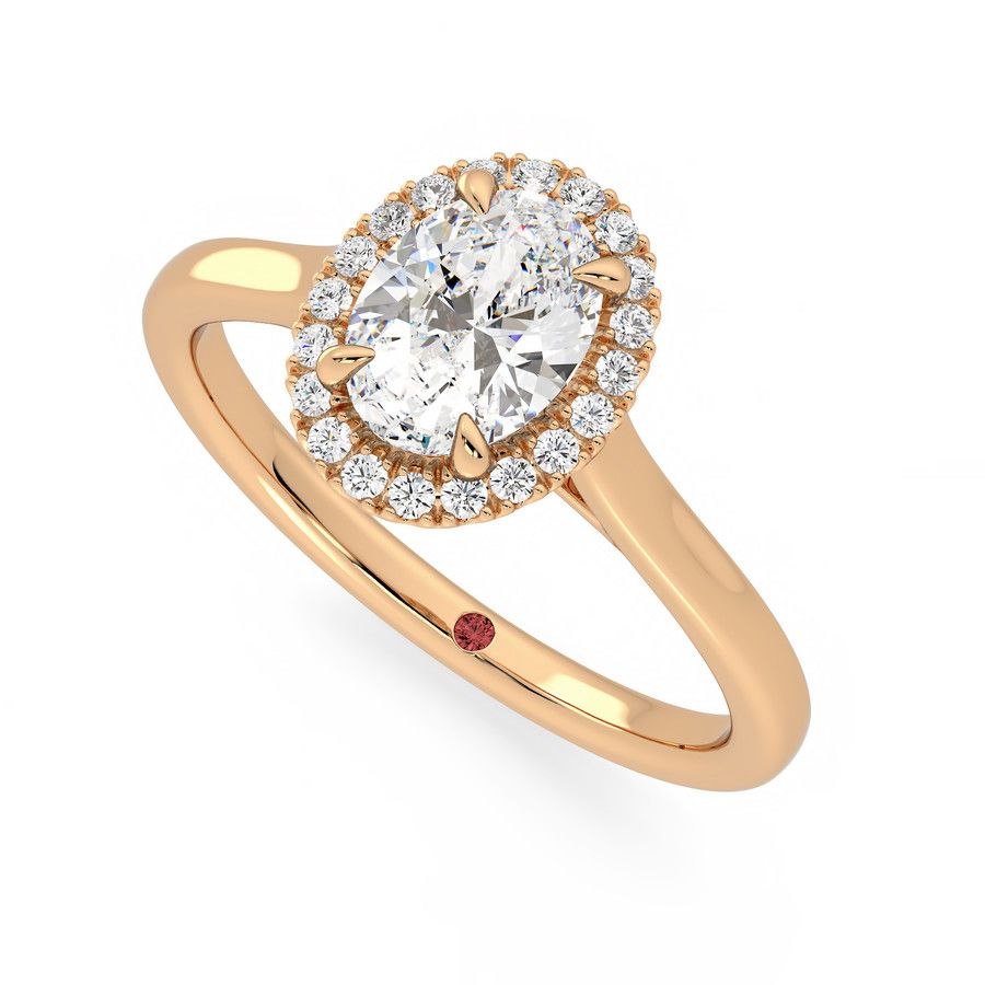 Taylor & Hart Adore Oval Engagement Ring 0