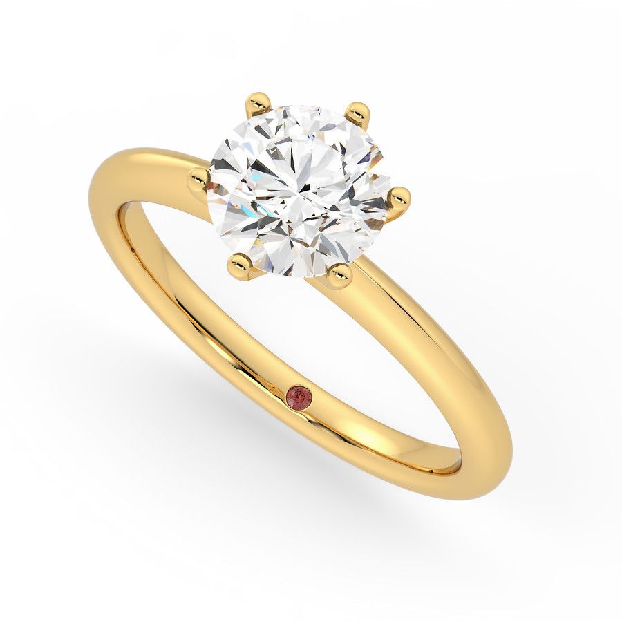 Taylor & Hart Grace Round Engagement Ring 0