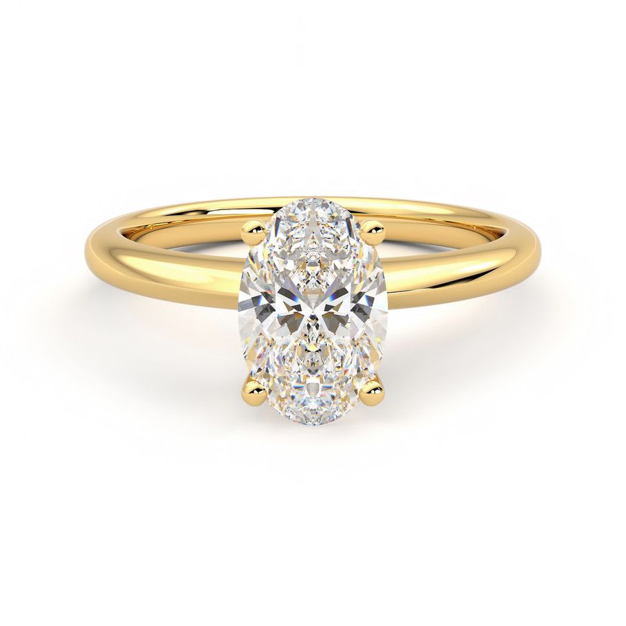 Taylor & Hart Grace Oval Engagement Ring 0