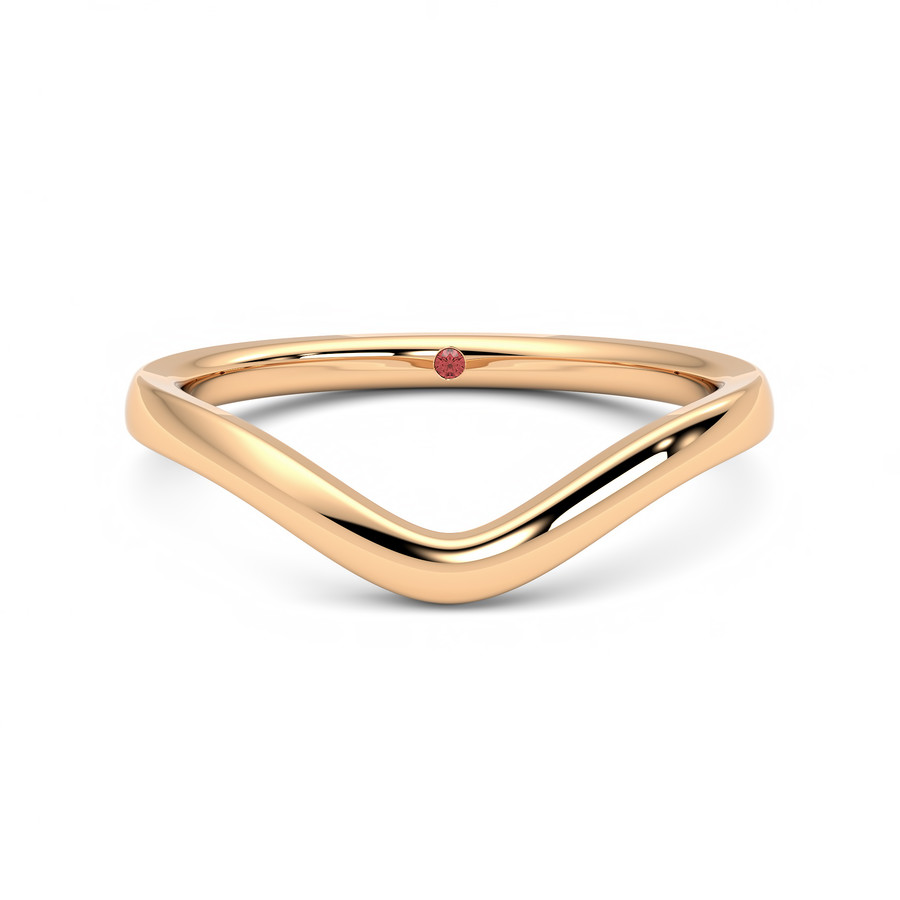 Buy quality Unique 18ct Rosegold Diamond Ring in Pune
