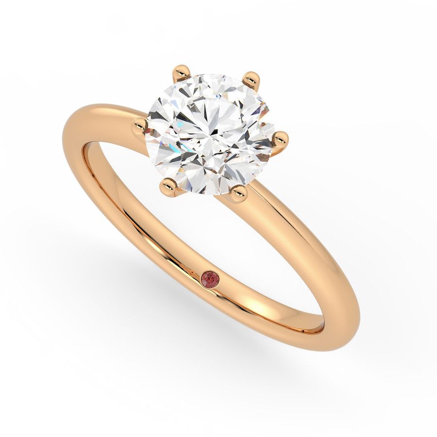 Taylor & Hart Grace Round Engagement Ring 0