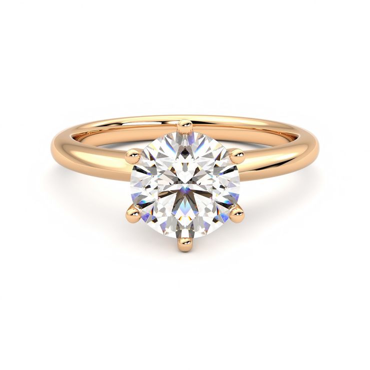 Taylor & Hart Grace Round Engagement Ring 0