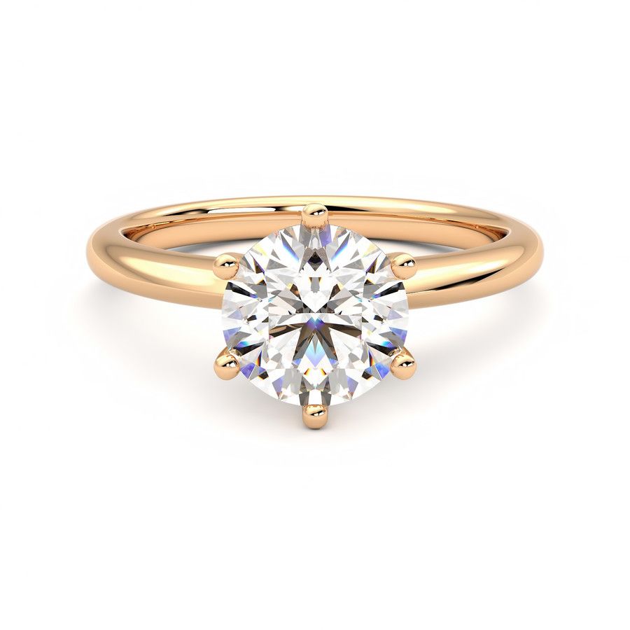 Taylor & Hart Grace Round Engagement Ring 0