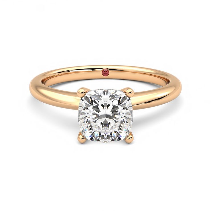 Taylor & Hart Grace Cushion Engagement Ring 0