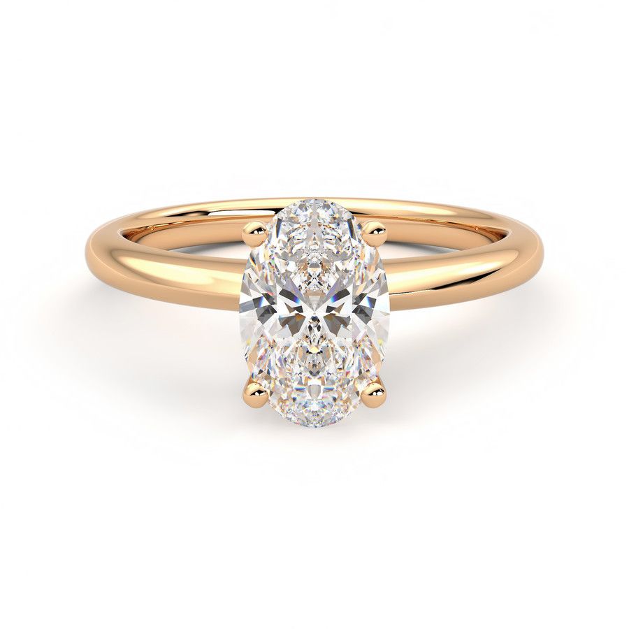 Taylor & Hart Grace Oval Engagement Ring 0