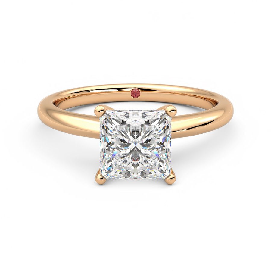 Taylor & Hart Grace Princess Engagement Ring 2