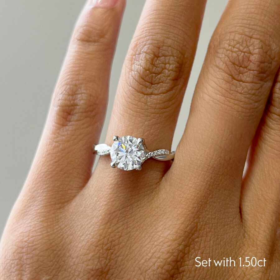Taylor & Hart Cassia Round Engagement Ring 1