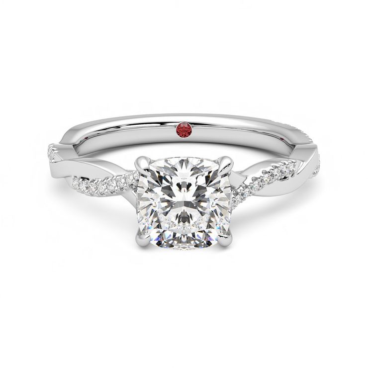 Taylor & Hart Cassia Cushion Engagement Ring 0