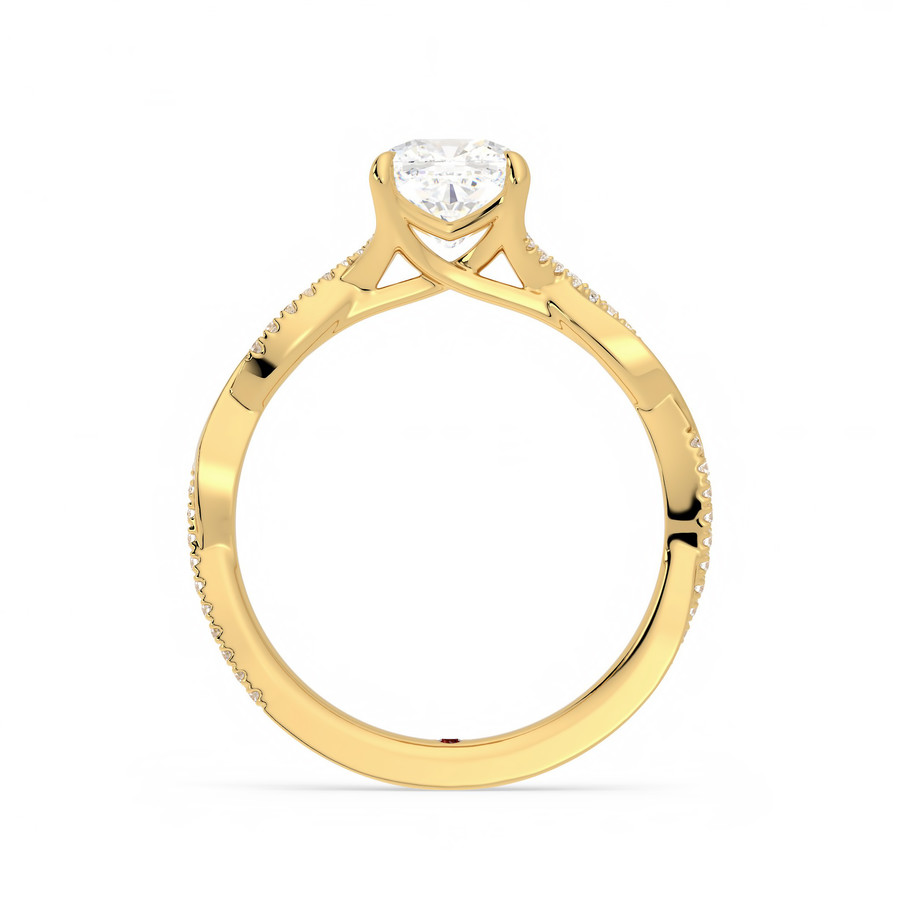 Tacori yellow gold hot sale engagement rings