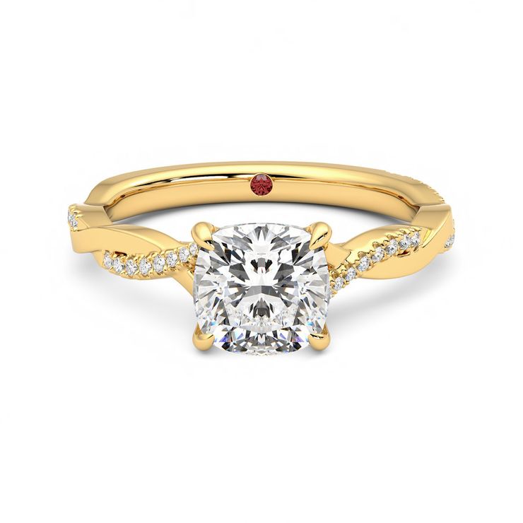 Taylor & Hart Cassia Cushion Engagement Ring 0