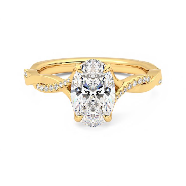 Taylor & Hart Cassia Oval Engagement Ring 0