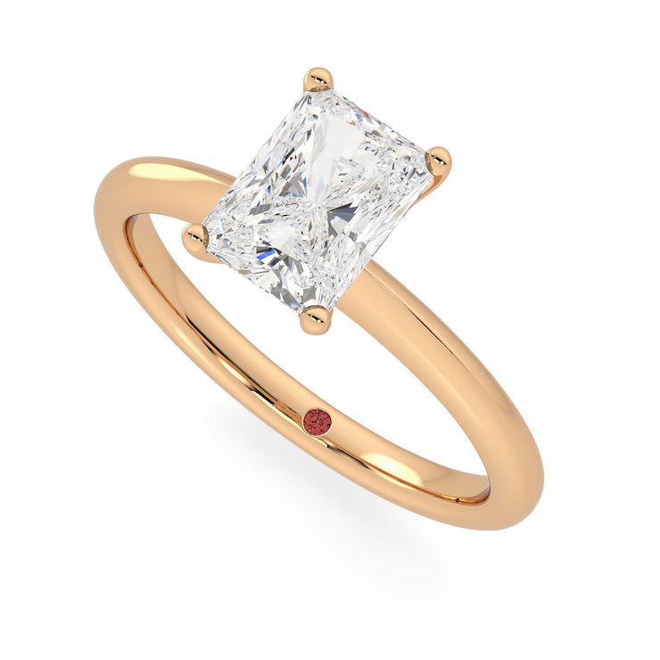 Taylor & Hart Grace Radiant Engagement Ring 0