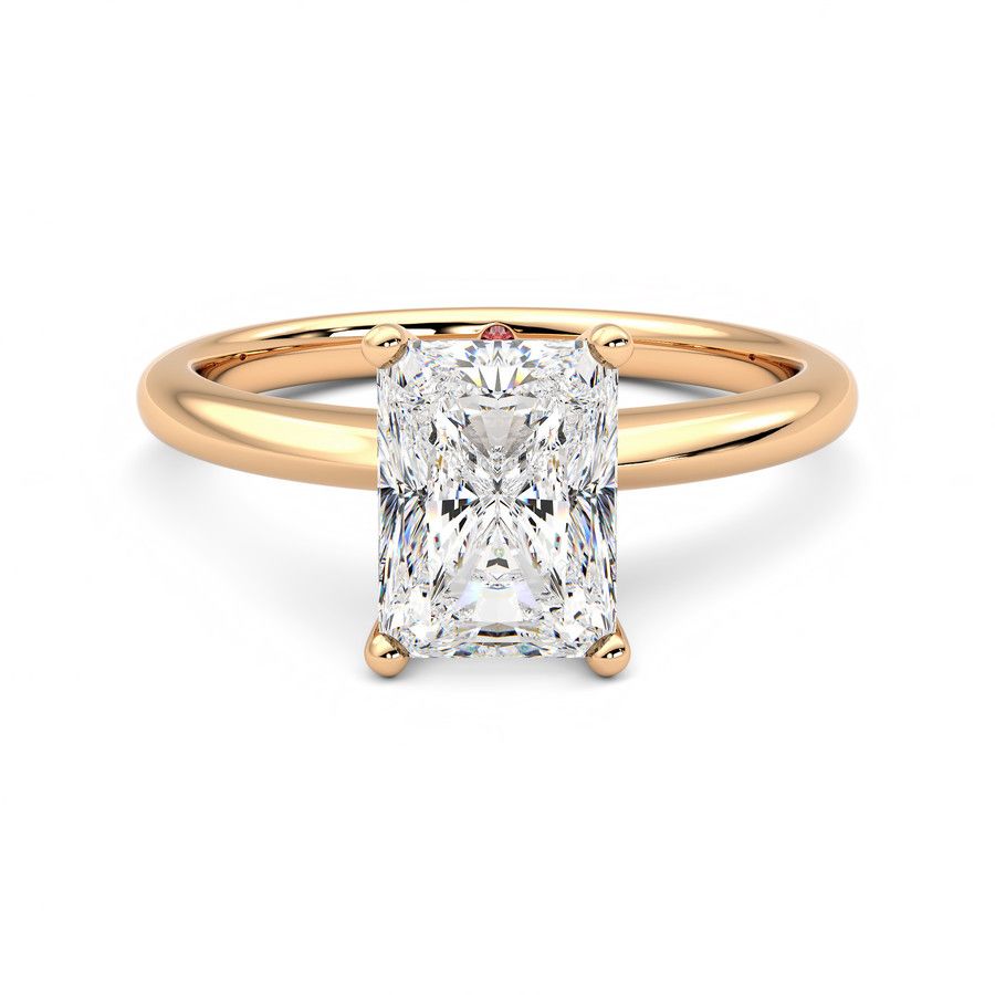 Taylor & Hart Grace Radiant Engagement Ring 0