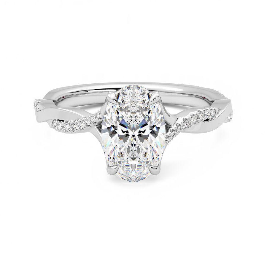 Taylor & Hart Cassia Oval Engagement Ring 2