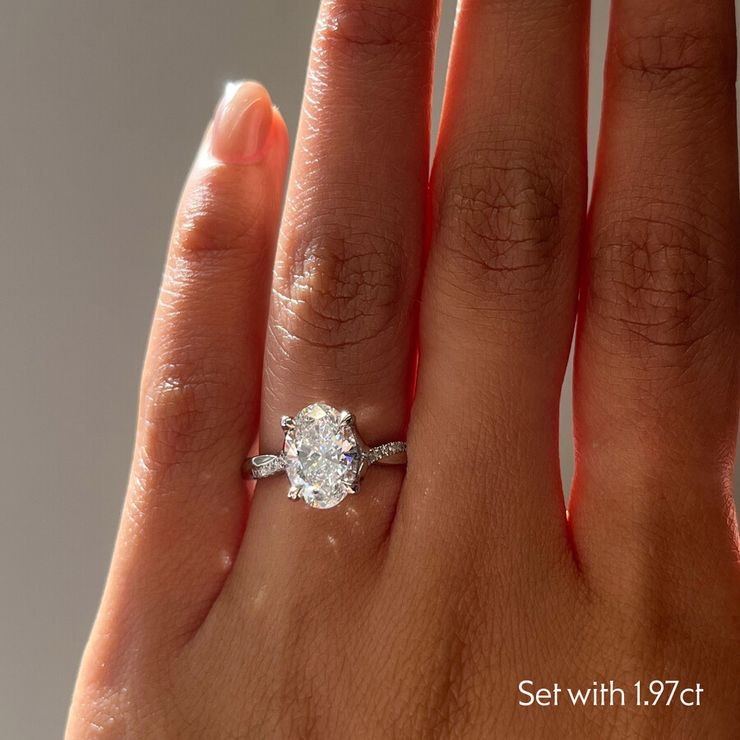 Taylor & Hart Cassia Oval Engagement Ring 1