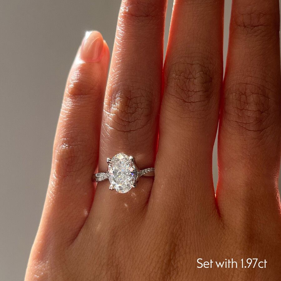 Taylor & Hart Cassia Oval Engagement Ring 1
