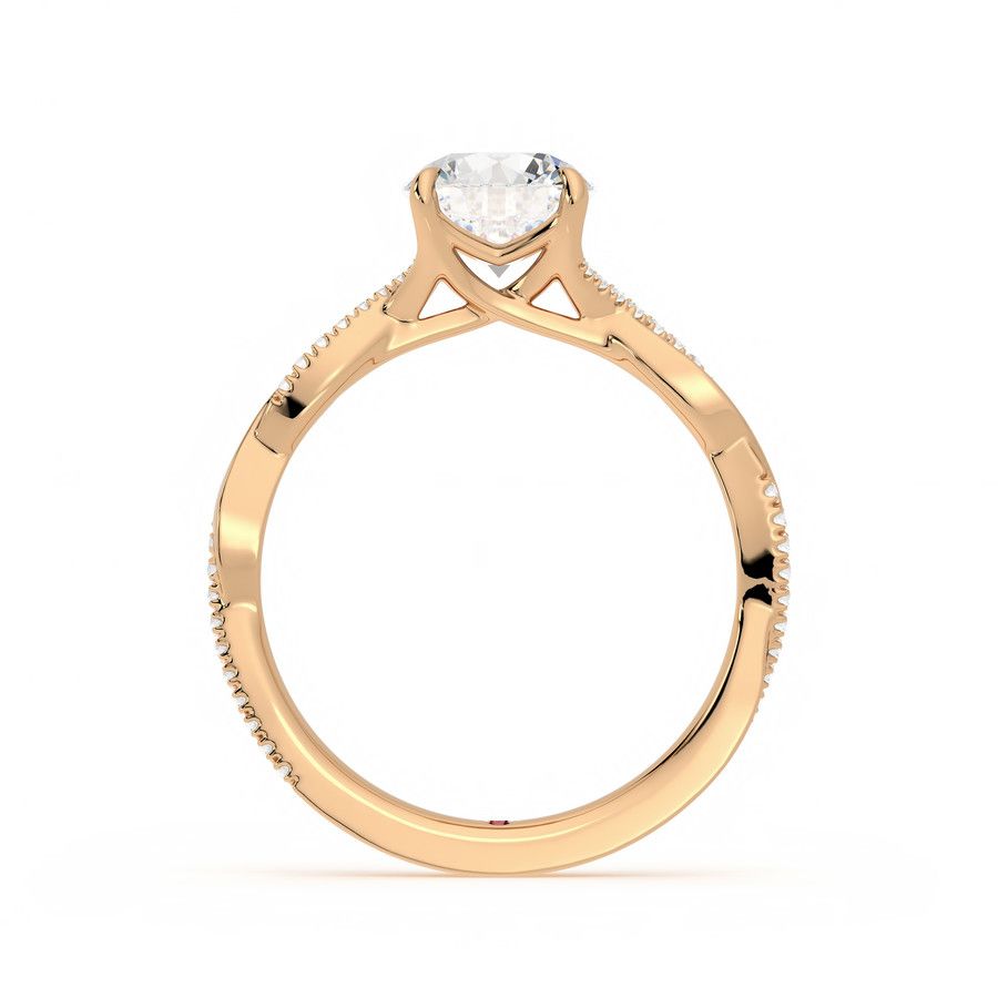 Taylor & Hart Cassia Round Engagement Ring 1