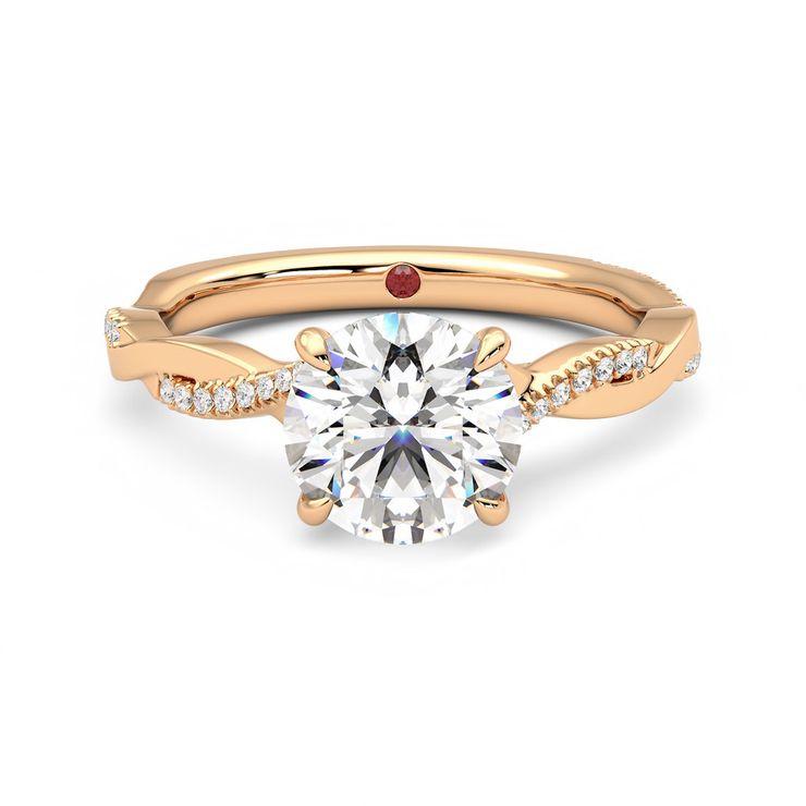 Taylor & Hart Cassia Round Engagement Ring 0