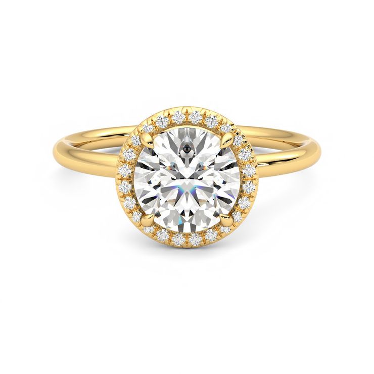 Taylor & Hart Dove Round Engagement Ring 0