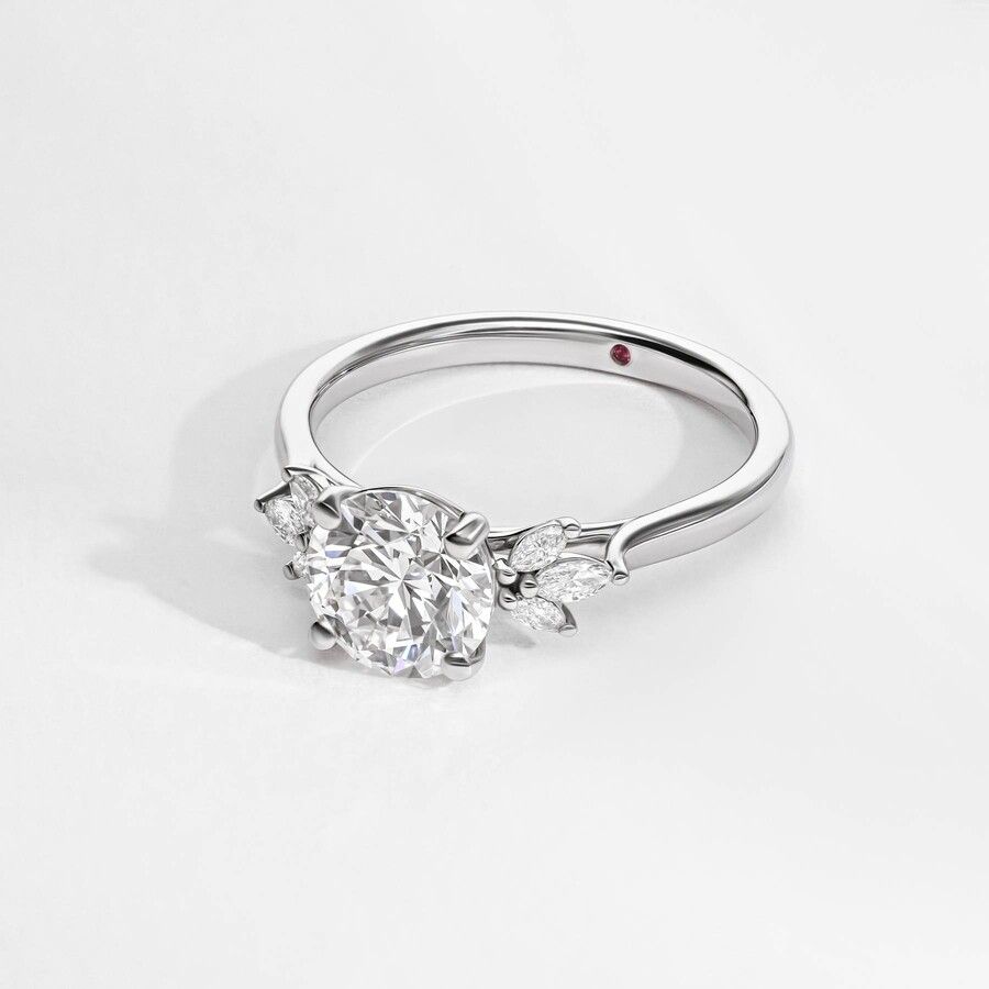 Taylor & Hart Lantana Round Engagement Ring 3