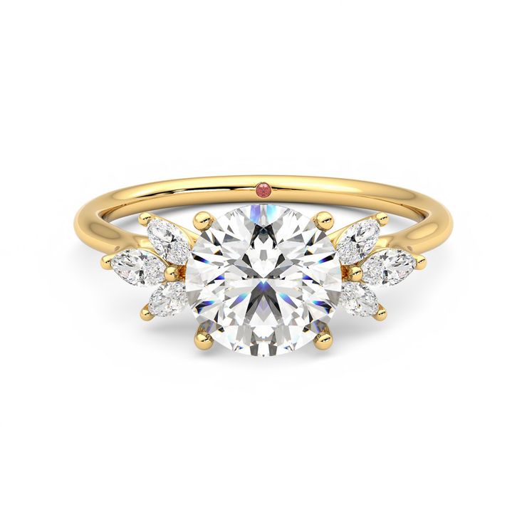 Taylor & Hart Lantana Round Engagement Ring 0