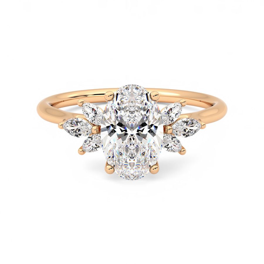 Taylor & Hart Lantana Oval Engagement Ring 0