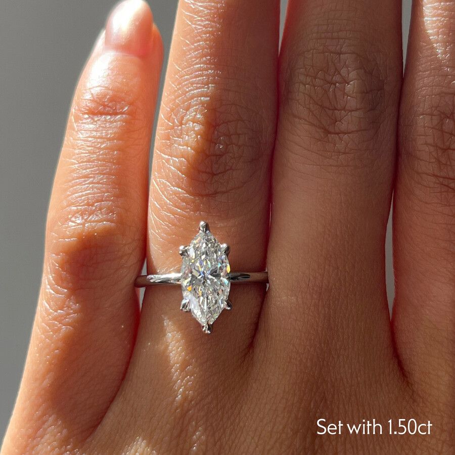 Taylor & Hart Demure Marquise Engagement Ring 3