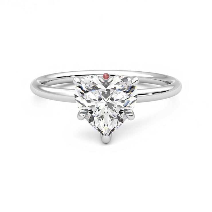 Taylor & Hart Demure Heart Engagement Ring 0