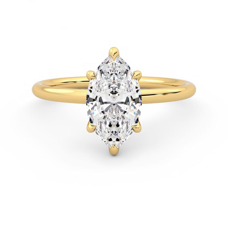 Taylor & Hart Demure Marquise Engagement Ring 0